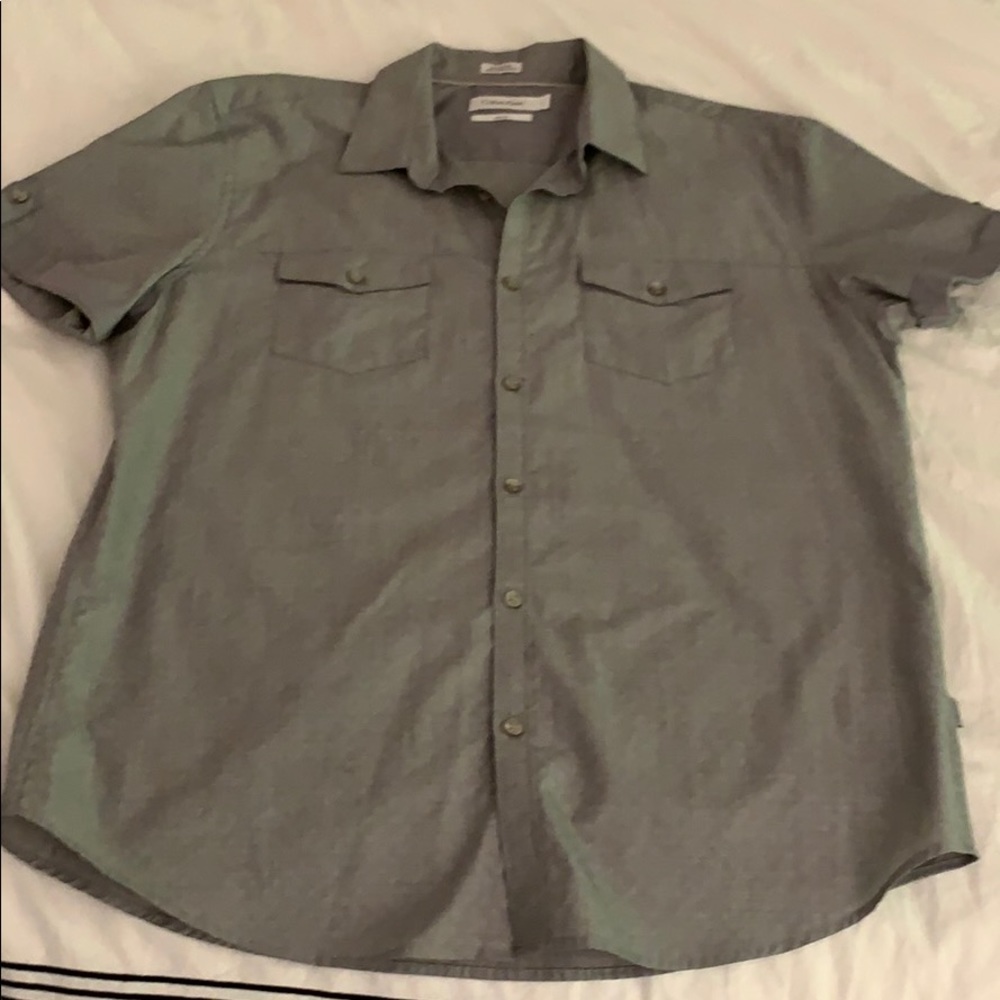 Calvin Klein shirt sleeve dress shirt